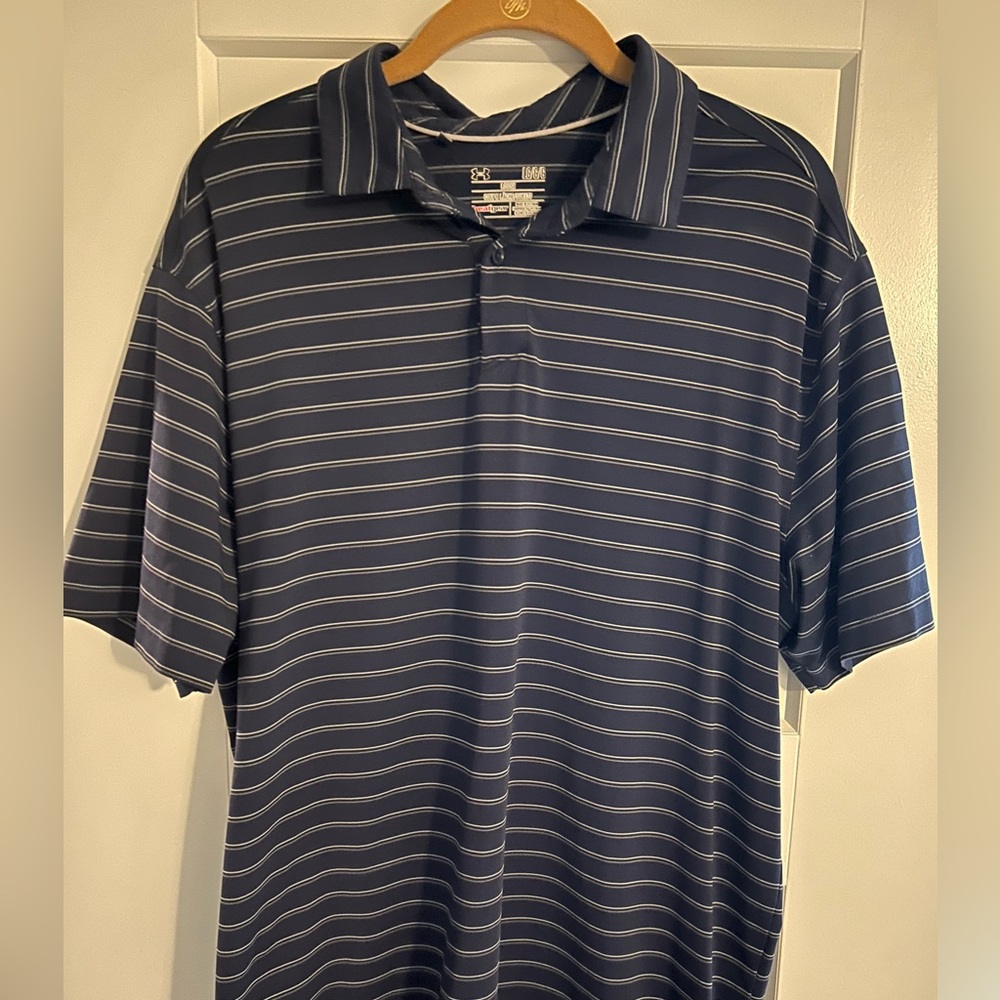 Under Armour Golf Polo Shirt Navy